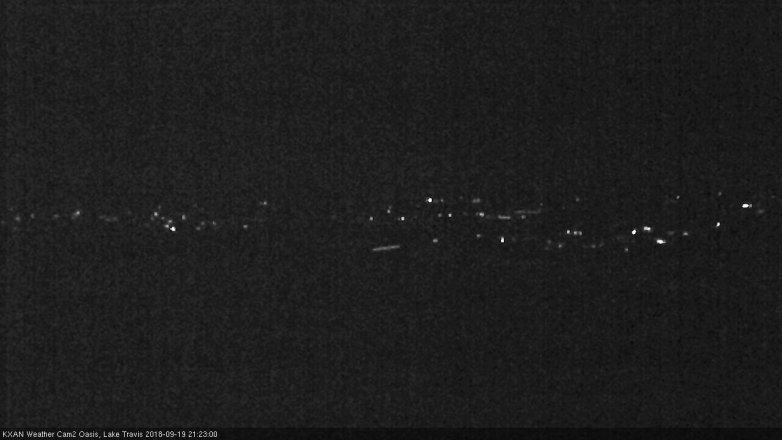 Lake Travis webcam, September 19, 2018 8:25 PM CT