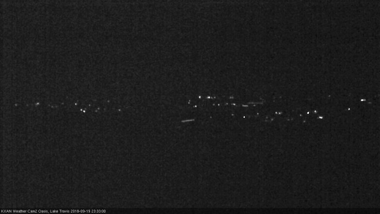 Lake Travis webcam, September 19, 2018 10:35 PM CT