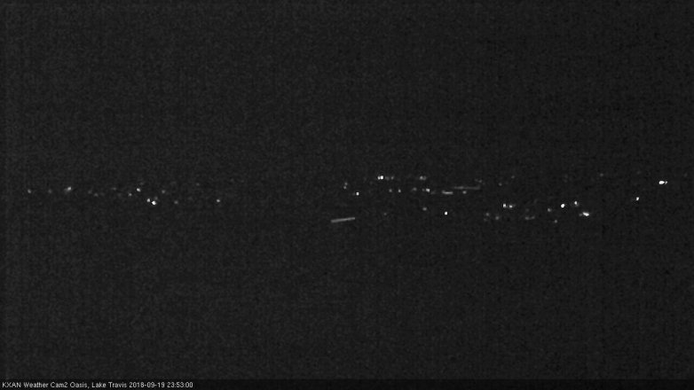 Lake Travis webcam, September 19, 2018 10:55 PM CT