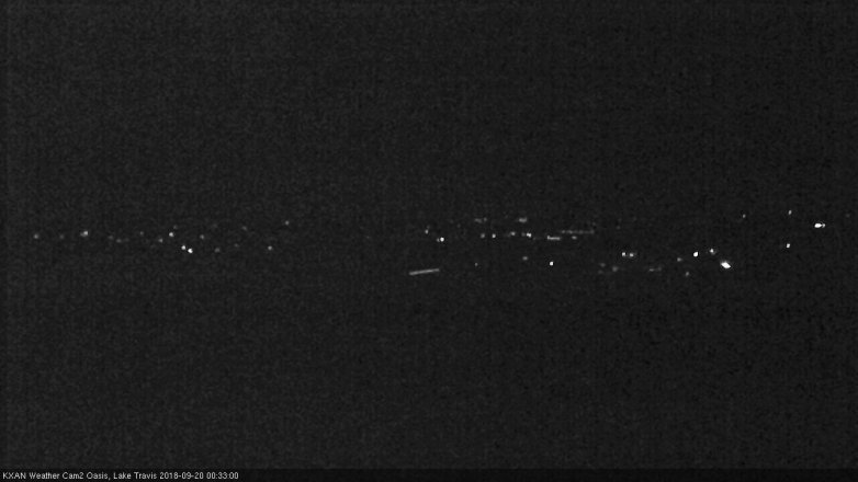 Lake Travis webcam, September 19, 2018 11:35 PM CT