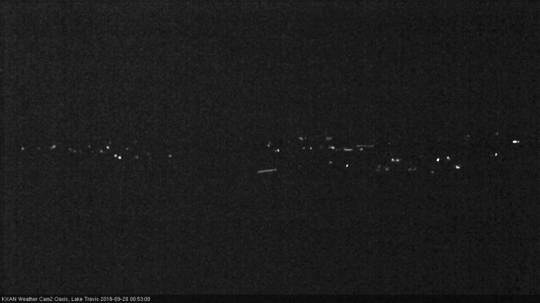 Lake Travis webcam, September 19, 2018 11:55 PM CT