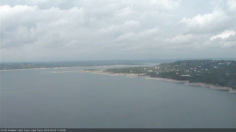 Lake Travis webcam, September 20, 2018 10:05 AM CT