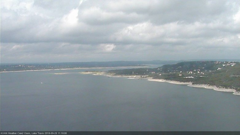 Lake Travis webcam, September 20, 2018 10:20 AM CT