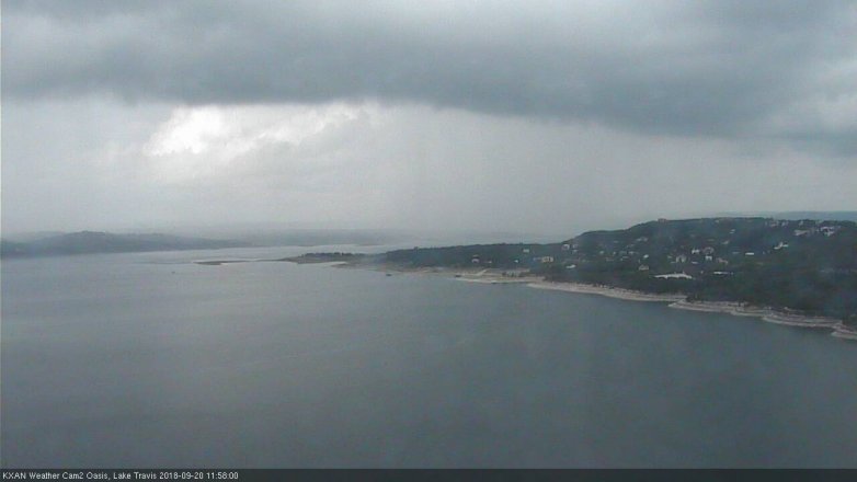 Lake Travis webcam, September 20, 2018 11:00 AM CT