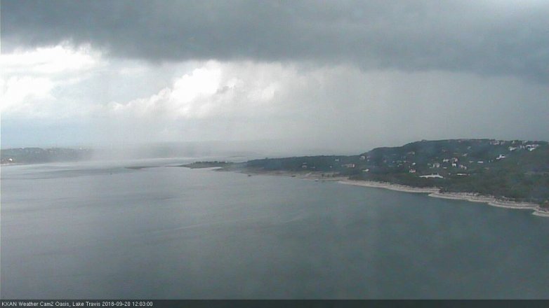 Lake Travis webcam, September 20, 2018 11:05 AM CT