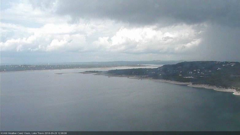 Lake Travis webcam, September 20, 2018 11:10 AM CT