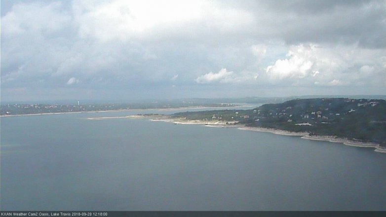Lake Travis webcam, September 20, 2018 11:20 AM CT