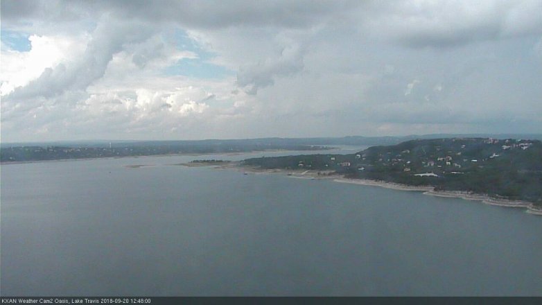 Lake Travis webcam, September 20, 2018 11:50 AM CT