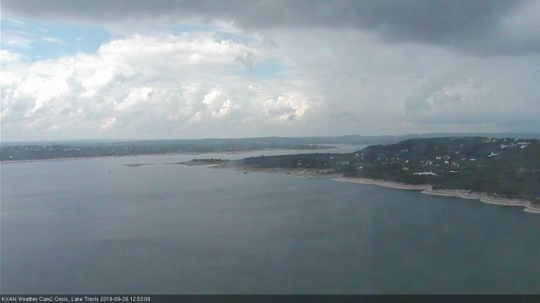 Lake Travis webcam, September 20, 2018 11:55 AM CT