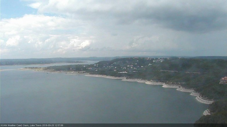 Lake Travis webcam, September 20, 2018 12:00 PM CT