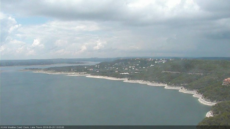 Lake Travis webcam, September 20, 2018 12:05 PM CT