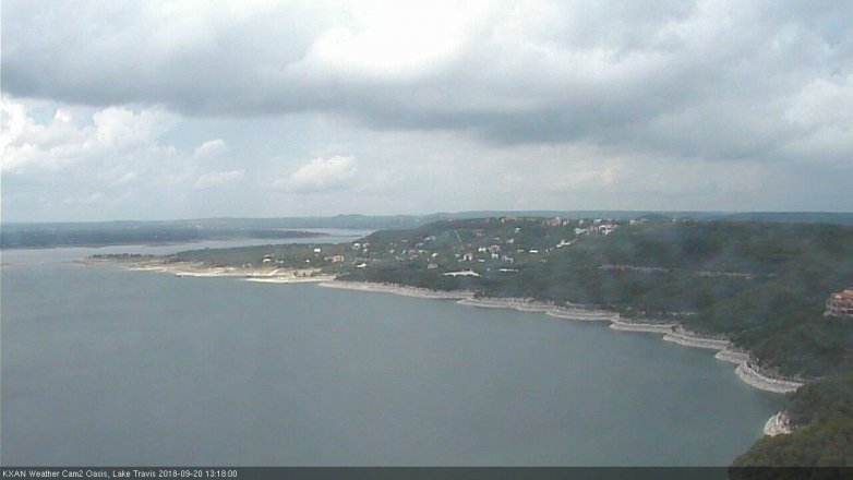 Lake Travis webcam, September 20, 2018 12:20 PM CT