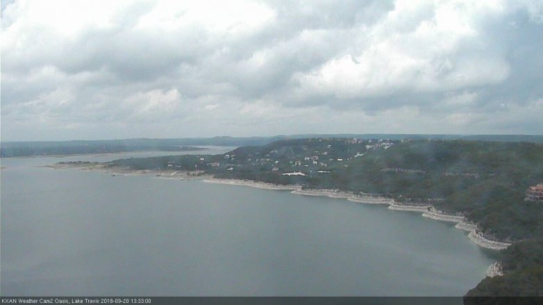 Lake Travis webcam, September 20, 2018 12:35 PM CT