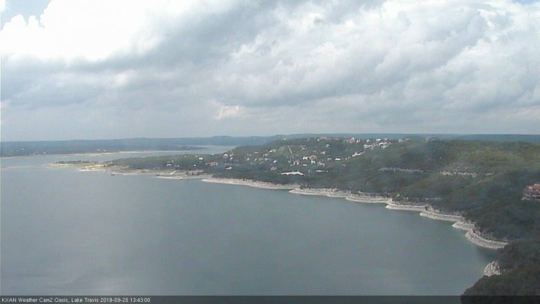 Lake Travis webcam, September 20, 2018 12:45 PM CT