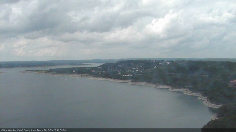 Lake Travis webcam, September 20, 2018 12:55 PM CT
