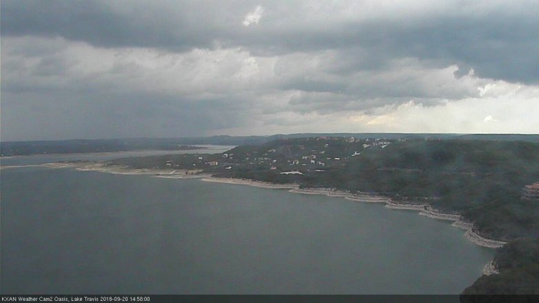 Lake Travis webcam, September 20, 2018 2:00 PM CT