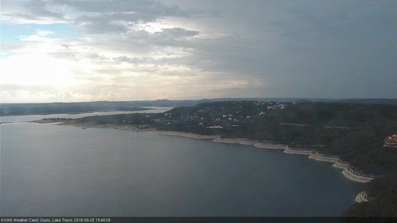 Lake Travis webcam, September 20, 2018 2:50 PM CT