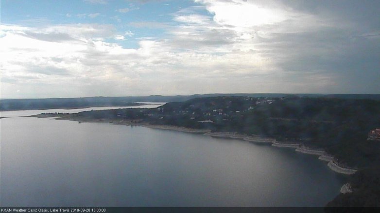 Lake Travis webcam, September 20, 2018 3:10 PM CT
