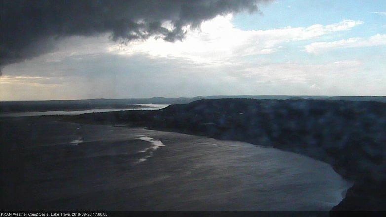 Lake Travis webcam, September 20, 2018 4:10 PM CT