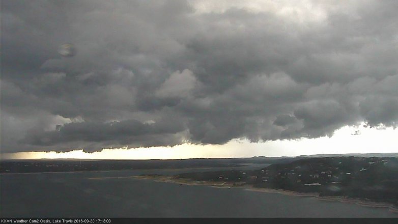 Lake Travis webcam, September 20, 2018 4:15 PM CT