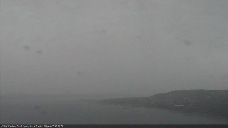 Lake Travis webcam, September 20, 2018 4:30 PM CT