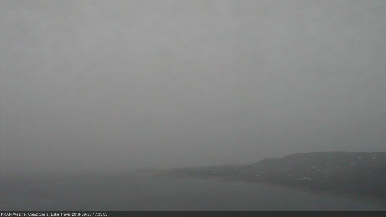 Lake Travis webcam, September 20, 2018 4:35 PM CT