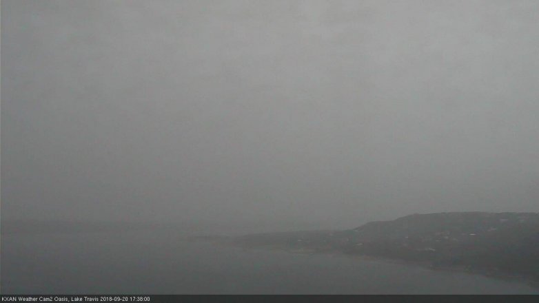 Lake Travis webcam, September 20, 2018 4:40 PM CT