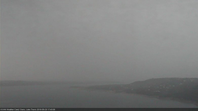 Lake Travis webcam, September 20, 2018 4:45 PM CT