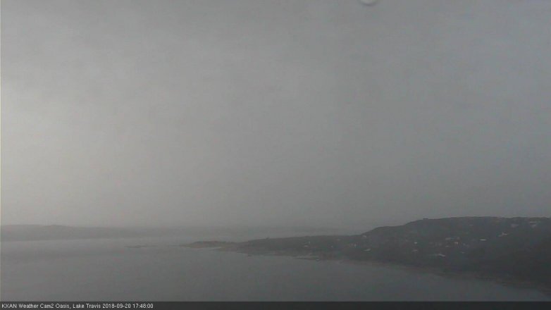 Lake Travis webcam, September 20, 2018 4:50 PM CT