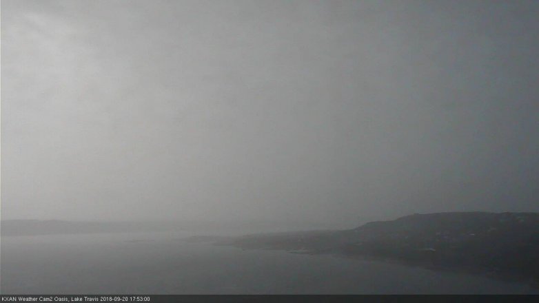 Lake Travis webcam, September 20, 2018 4:55 PM CT