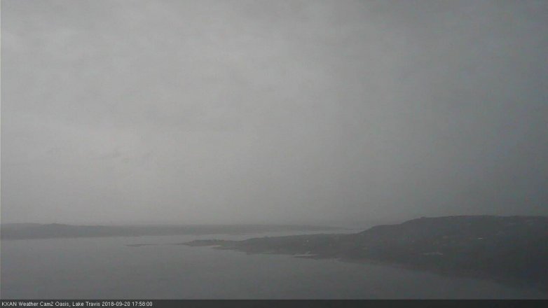 Lake Travis webcam, September 20, 2018 5:00 PM CT