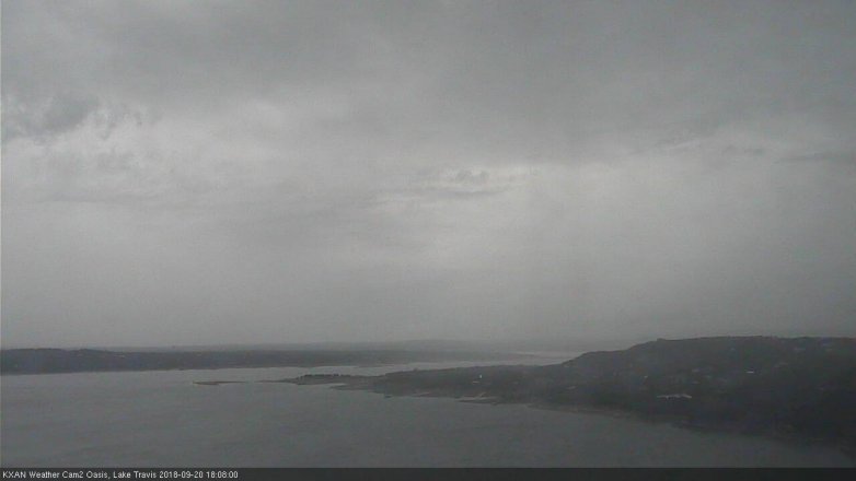 Lake Travis webcam, September 20, 2018 5:10 PM CT