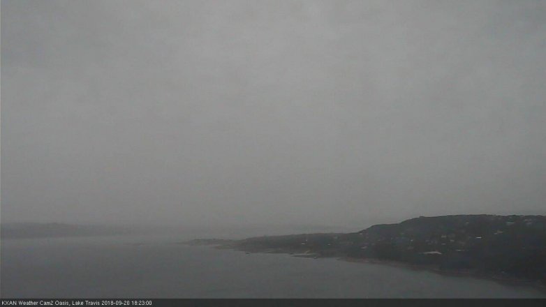 Lake Travis webcam, September 20, 2018 5:25 PM CT