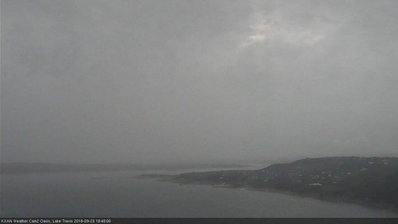 Lake Travis webcam, September 20, 2018 5:50 PM CT