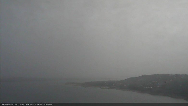 Lake Travis webcam, September 20, 2018 6:00 PM CT