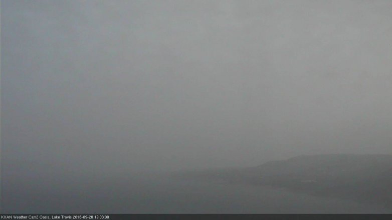 Lake Travis webcam, September 20, 2018 6:05 PM CT