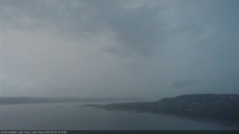 Lake Travis webcam, September 20, 2018 6:20 PM CT