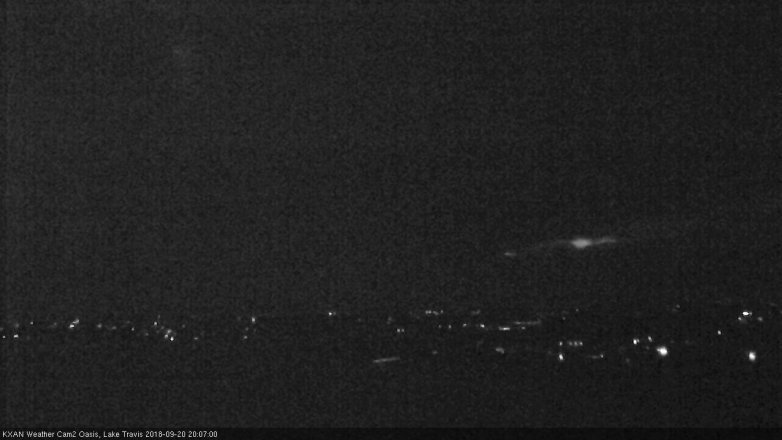 Lake Travis webcam, September 20, 2018 7:10 PM CT