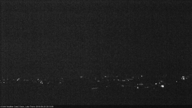 Lake Travis webcam, September 20, 2018 7:15 PM CT