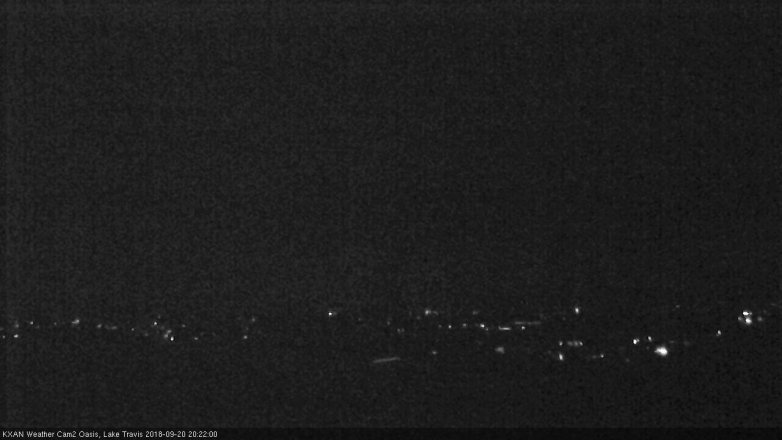Lake Travis webcam, September 20, 2018 7:25 PM CT