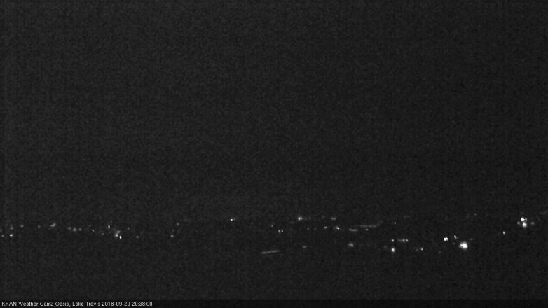 Lake Travis webcam, September 20, 2018 7:40 PM CT