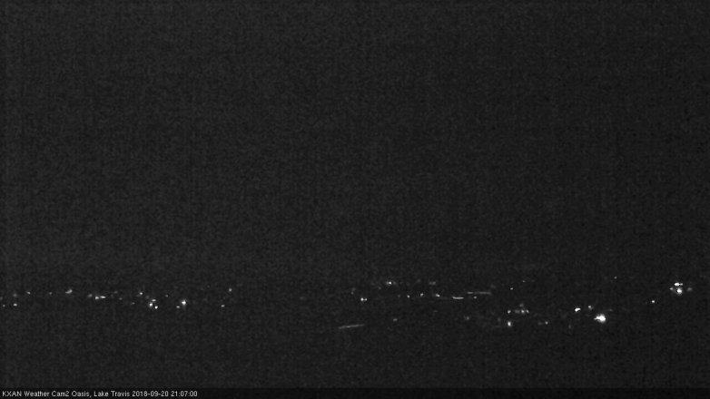 Lake Travis webcam, September 20, 2018 8:10 PM CT