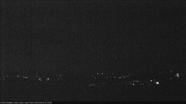 Lake Travis webcam, September 20, 2018 8:25 PM CT