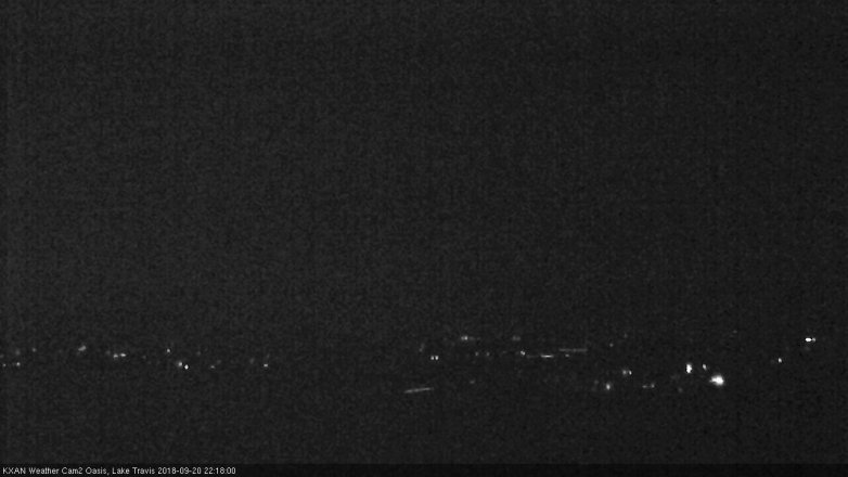 Lake Travis webcam, September 20, 2018 9:20 PM CT