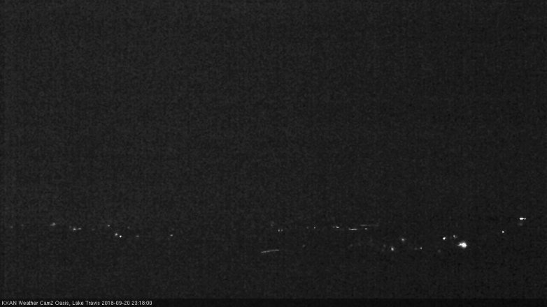 Lake Travis webcam, September 20, 2018 10:20 PM CT