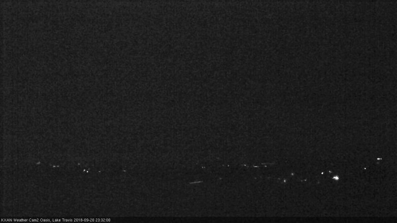 Lake Travis webcam, September 20, 2018 10:35 PM CT