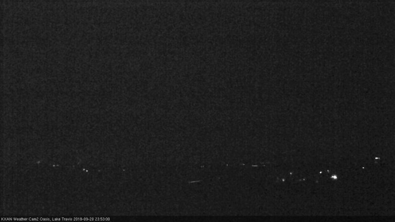Lake Travis webcam, September 20, 2018 10:55 PM CT