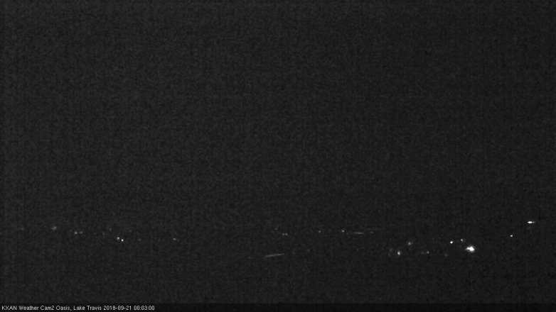 Lake Travis webcam, September 20, 2018 11:05 PM CT