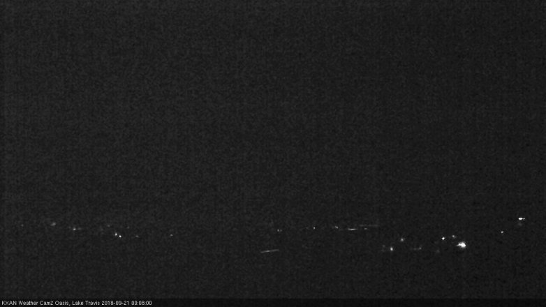 Lake Travis webcam, September 20, 2018 11:10 PM CT