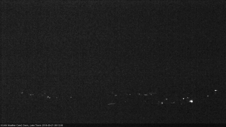 Lake Travis webcam, September 20, 2018 11:15 PM CT